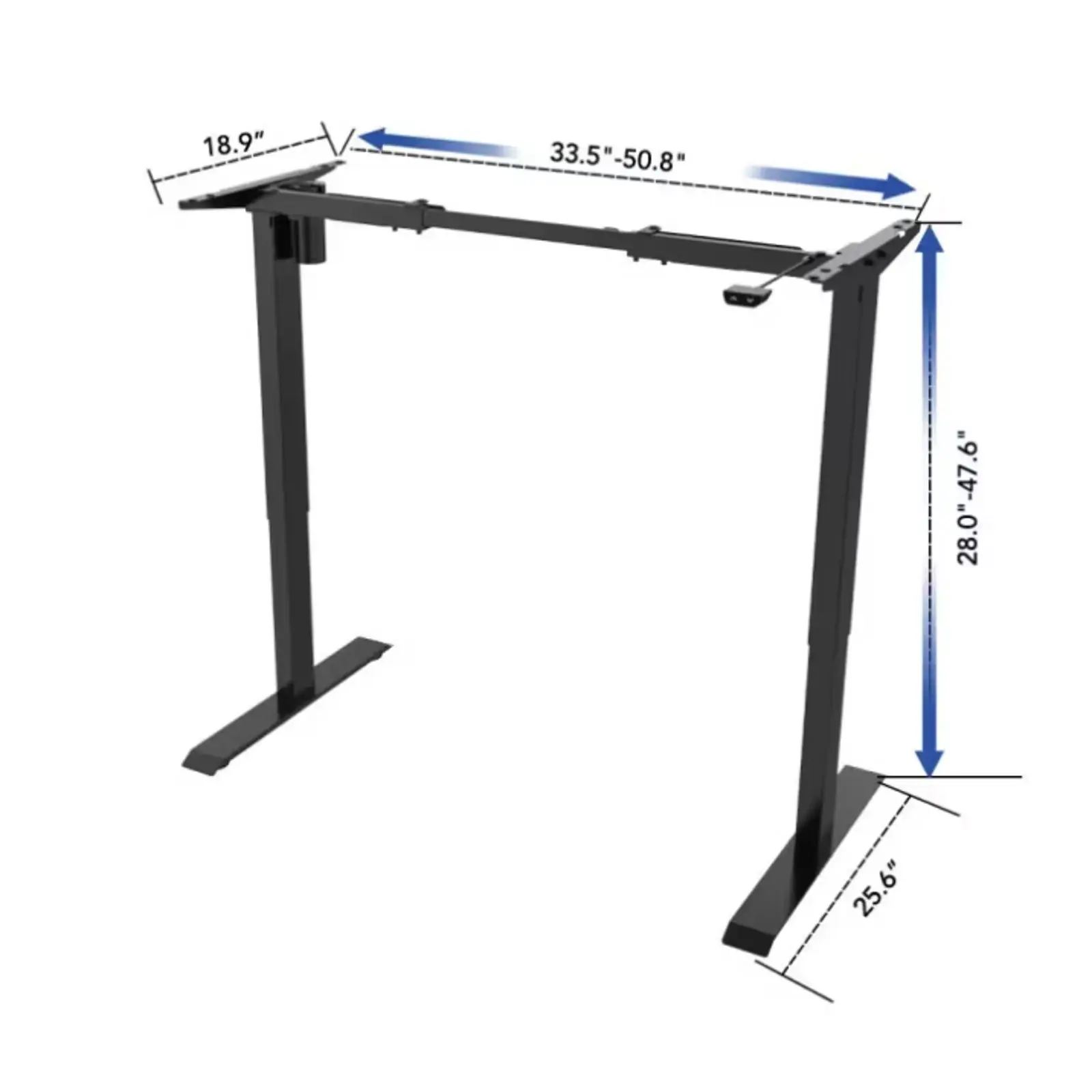 Adjustable Standing Desk Frame - DIY Desktop Workstation