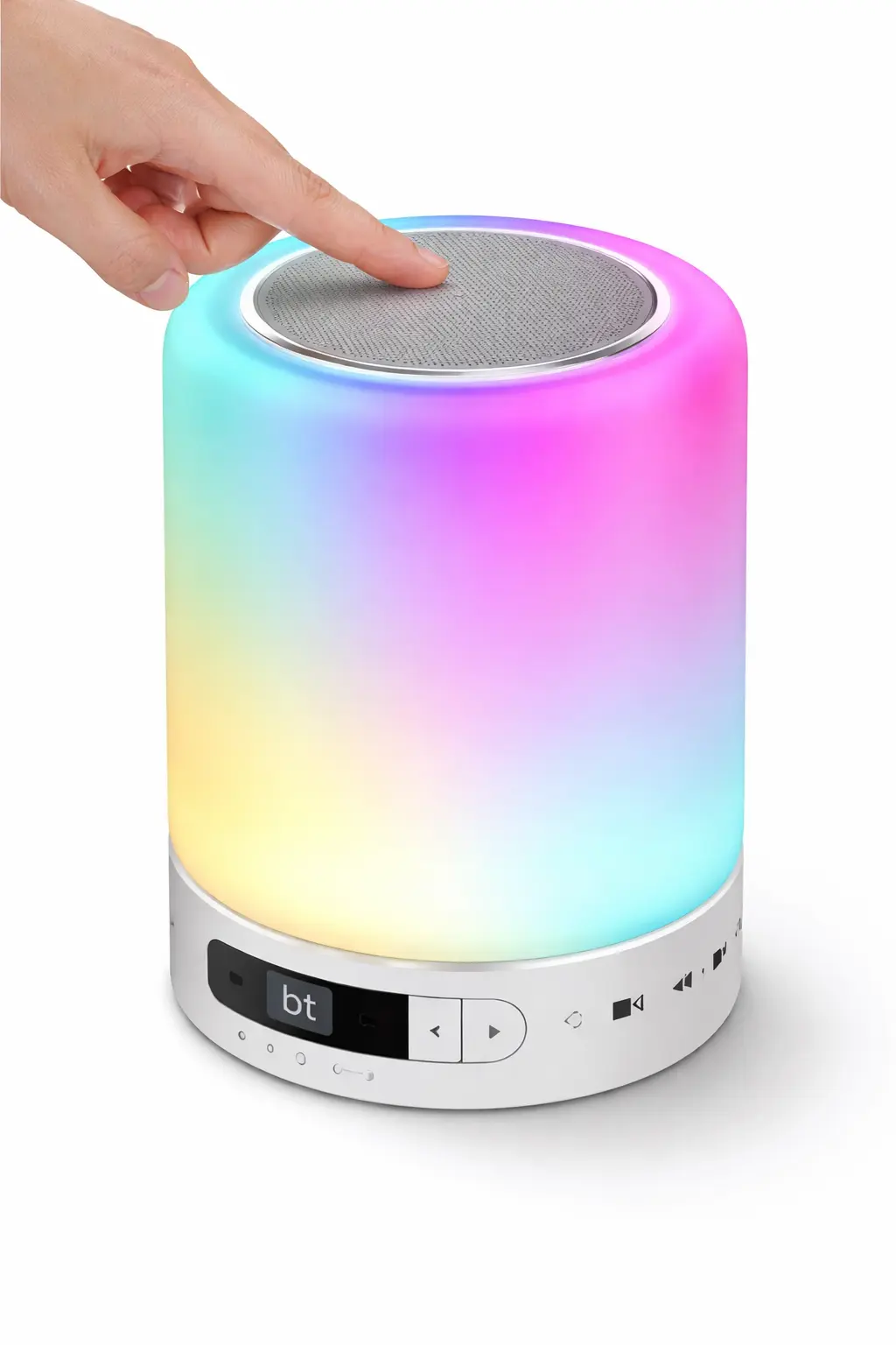 Bluetooth Wireless Speaker with Touch LED Night Light